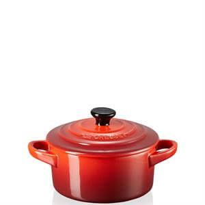 Le Creuset Cerise Stoneware Petite Round Casserole 0.25 L